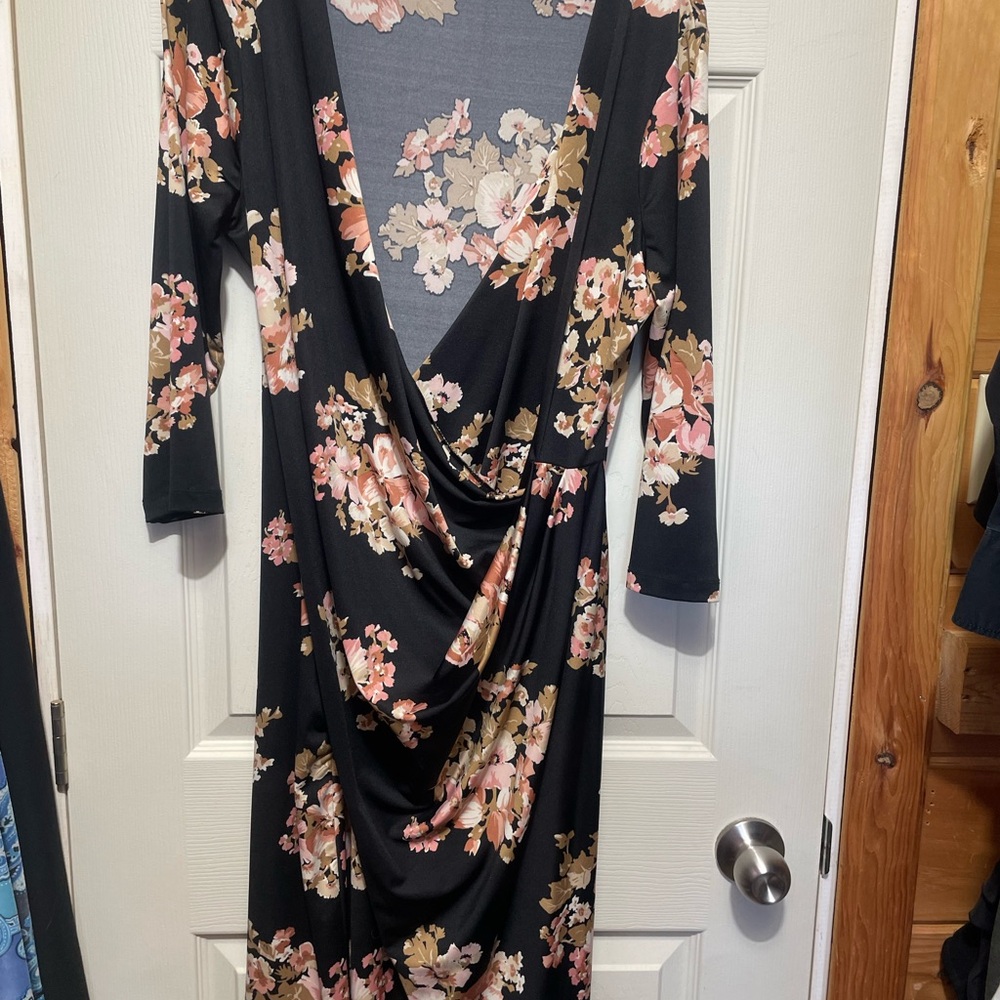 George floral dress